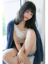 ライリー(riley)&nbsp;rileyランダムラフカールブルージュミディアム