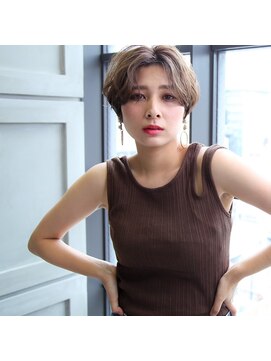 アンスールミミ 南草津店(Ansur mimi) 大人ショート☆クリーミーブラウン