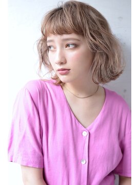 ロロ(ro-ro) 【恵比寿ro-ro】ワイドバング×ハイトーンボブ