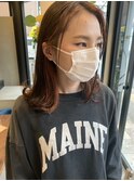 担当西田　フェイスフレーミング　インナーカラー