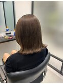 大人かわいいエギョモリ ミルクティーブラウン ひし形シルエット