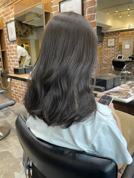 チョビー(Chobii) 髪色表参道グレージュカラーイルミナカラーブリーチなし岡野 36