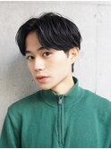 メンズサイドパート×ニュアンスパーマ×韓国マッシュ