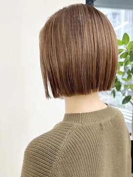 ネオリーブ クーロ(Neolive curro) 小顔ボブ×美髪[ぱつっとボブ/縮毛矯正/横浜韓国]32