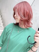 ディア(.eer)&nbsp;色落ちもキレイな長持ちピンクルージュヘア☆韓国風小顔レイヤー