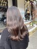 【2ヶ月以内来店】カット+ケアカラー+髪質改善トリートメント 18150→14000円