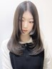 【韓国風ヘア☆上田限定】韓国カット＋艶髪ストレート￥23,650→￥20,500