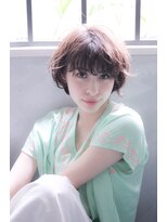 LaLAUREN  ☆ヌーディーベージュ☆大人ショート☆小顔パング☆