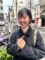 カフ(CAF)&nbsp;CAF FUKO ミニボブ/デザインカラー/大阪/心斎橋