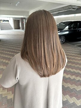 スーリール 春日店(Sourire) 髪質改善カラー　×　エイジングケア　『オリーブベージュ』