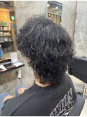 波巻きスパイラルパーマツイストスパイラルパーママッシュウルフ