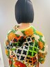 【七五三お支度♪】お着物着付とヘアセットヤジルシ14300円