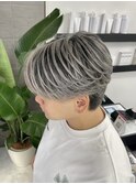 センターパート　バレイヤージュ