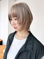 アルバム 池袋(ALBUM) 顔周りレイヤーミディアム前髪カット_ba534191