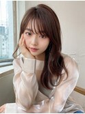 【NEW OPEN】小顔前髪あり後れ毛サイドバングメルティカラー