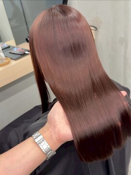 ギークス(GEEKS) 【GEEKS渋谷】ストレート/髪質改善/艶カラー/ピンク/エイジング