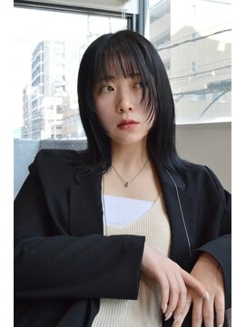 ソイクフ 高田馬場店(SOY-KUFU) 20代30代40代◎似合わせ夏ブルーブラックレイヤーボブ