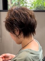 ビュートヨナカ(VIEW TOYONAKA)&nbsp;40代/小顔/ショートボブ/オリーブグレージュ/髪質改善