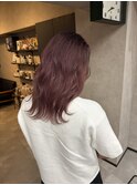 バレイヤージュ、ハイライト、レイヤーカット、ダブルカラー