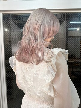 ラニヘアサロン(lani hair salon) ミルクティーベージュ/ハイトーン/ブリーチ/ダブルカラー