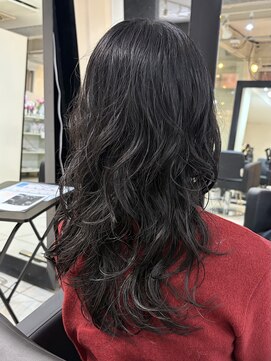 アクアオモテサンドウ(ACQUA omotesando) ＊ロングウルフパーマヘア！ロングレイヤーパーマスタイル