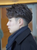 ガーデンヨコハマエスト(GARDEN YOKOHAMA est) 毛流れパーマ ツーブロック クリームパーマ