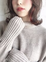 サロン 名和店(SALON)&nbsp;春ゆるふわレイヤー×インナーカラーピンク　by mika