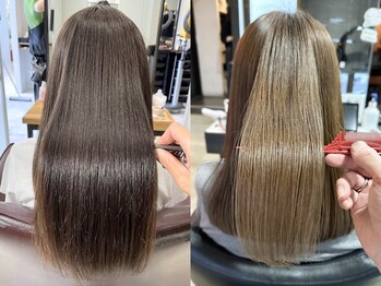 ヴィスト バイ レボ(VIST by REVO)の写真/《カット+縮毛矯正¥12980》湿気や雨で広がり,パサつきが気になる方にオススメ◎【新松戸】