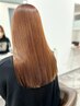 ☆朝が100倍楽になる☆髪質改善ストレート＋カット＋カラー☆ブリーチ毛は×