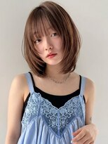 ヴェイン 渋谷(vain)&nbsp;韓国レイヤー　ボブ　ボブレイヤー 20代 顔周りカット アッシュ