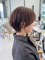 ビューナゴヤ 名駅(VIEW NAGOYA)&nbsp;大人ショート/ダークブルー/髪質改善/イメチェン/縮毛矯正