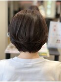 丸みのあるひし形ショート