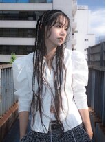 ユルク(JURK nagoya)&nbsp;栄/ハッシュカット/グレージュ/デザインカラー