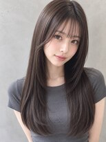 シエル フクオカ(CIEL FUKUOKA)&nbsp;ロングレイヤー/酸性ストレート/顔まわりレイヤー/ツヤ髪/天神