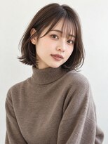 チャチャブラン アミー(cha-cha Blanc Amie)&nbsp;シースルーバング×軽やかくびれボブ