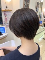 ブルースカイ 二俣川ドンキホーテ店(Blue-Sky)&nbsp;オリーブベージュで柔らかショート