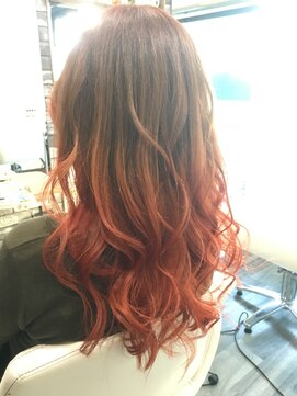 ヘアドゥリリアン(hair de Lilian) ビビットグラデーション