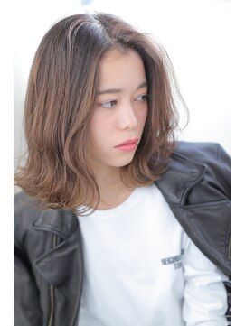 ジーナ セントラル銀座(Zina) Zina☆とろみジェンダーレス外ハネベージュカラー