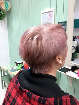 パワーオブヘアーセイカ(Power of Hair Seika) ダブルカラー・パステルピンク♪