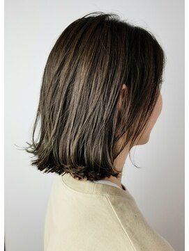 フルショウ 梅田(FURUSHO) 大人可愛い20代30代40代小顔外ハネボブディスモーキーグレージュ