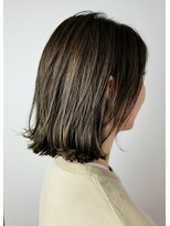 フルショウ 梅田(FURUSHO) 大人可愛い20代30代40代小顔外ハネボブディスモーキーグレージュ