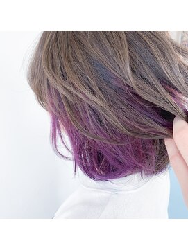 テクライズ 豊橋店(TECHRISE) ベージュ×バイオレット☆