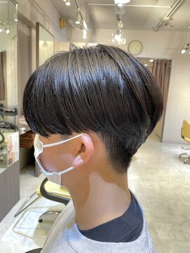 ヘアーサロンヴォイス 大野城店(Hair Salon Voice) メンズマッシュ、センターパート