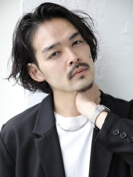 メンズ ピノ(Men's PINOT) #メンズミディアム #センターパート #ビジネススタイル