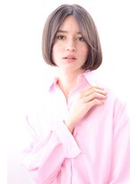 マルシェ(marche) ラベンダーグレージュ　ワンレン　ミニボブ　20代30代40代50代