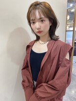 アリスバイアフロート 自由が丘(ALICe by AFLOAT)&nbsp;大人レイヤー切りっぱなし外ハネミディペールベージュ