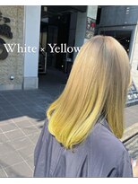 シェリ ヘアデザイン(CHERIE hair design) ●WhiteBeige×Yellow