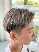 ラ ルーナ アレックス 神戸北町店(la luna alex)&nbsp;メンズショート×ハイトーン