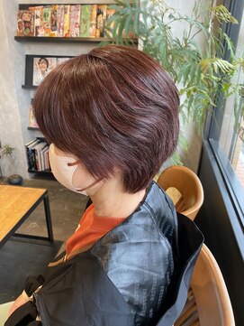 ブルー 青葉台(BLUE) 脱白髪染めカラー