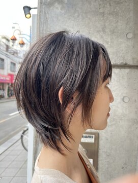 バサ 久米川店(BASSA) 大人ミディアムウルフヘア/質感再整カラー